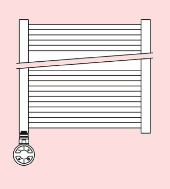 Elektrické topné žebříky (čistě elektrické vytápění)