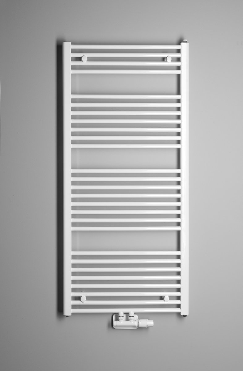 Aqualine DIRECT otopné těleso se středovým připojením 600x1320 mm, bílá, další fotografie výrobce