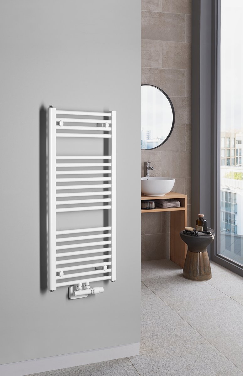 Aqualine DIRECT otopné těleso se středovým připojením 450x960 mm, bílá, další fotografie výrobce