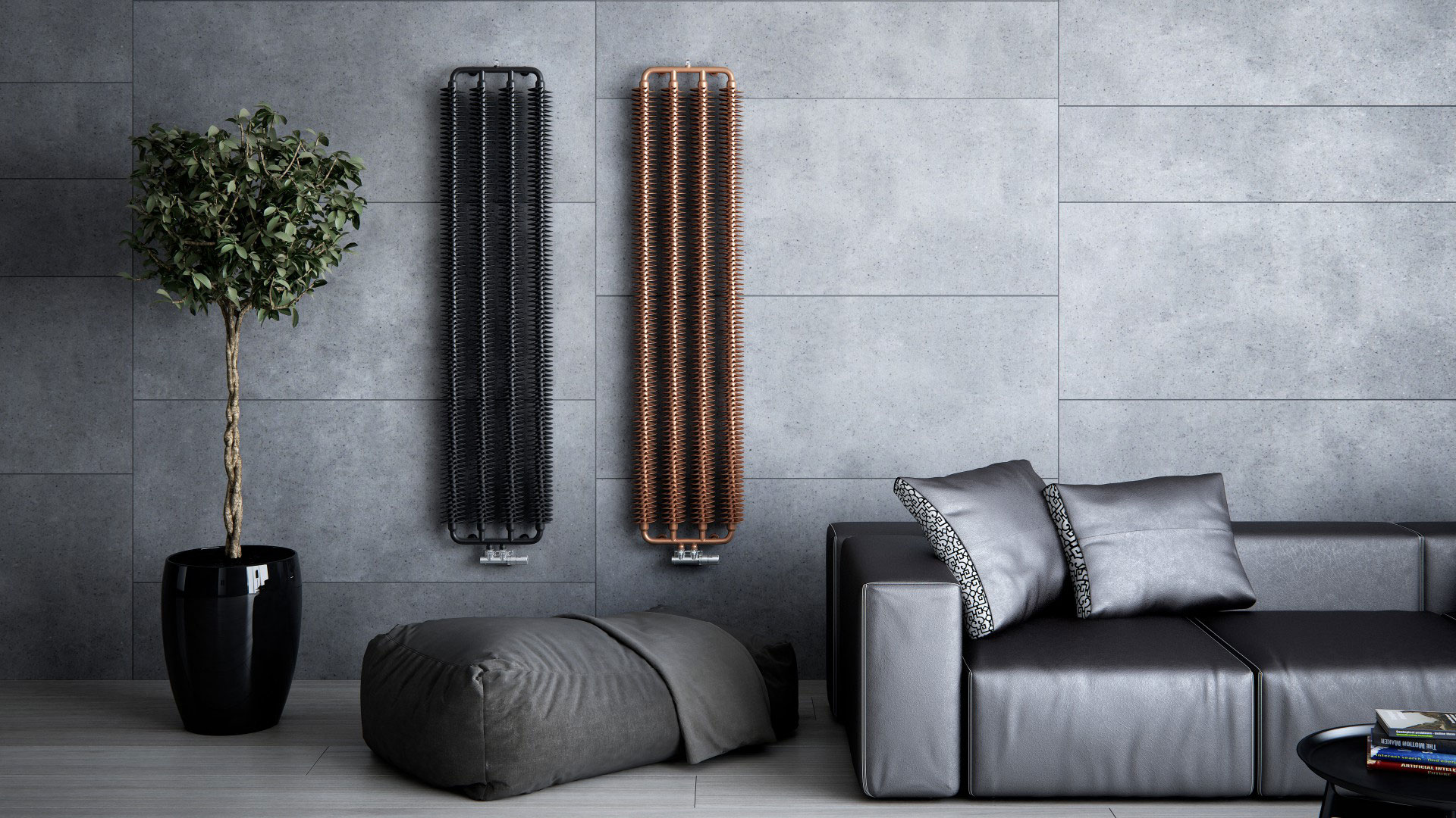 Terma Ribbon V designový koupelnový radiátor, další fotografie výrobce