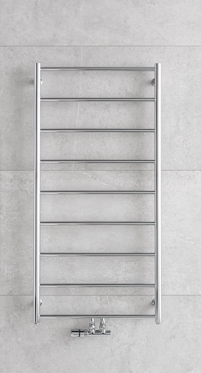 PMH Naas 500 x 1210 mm NS3-M koupelnový radiátor, celkový pohled