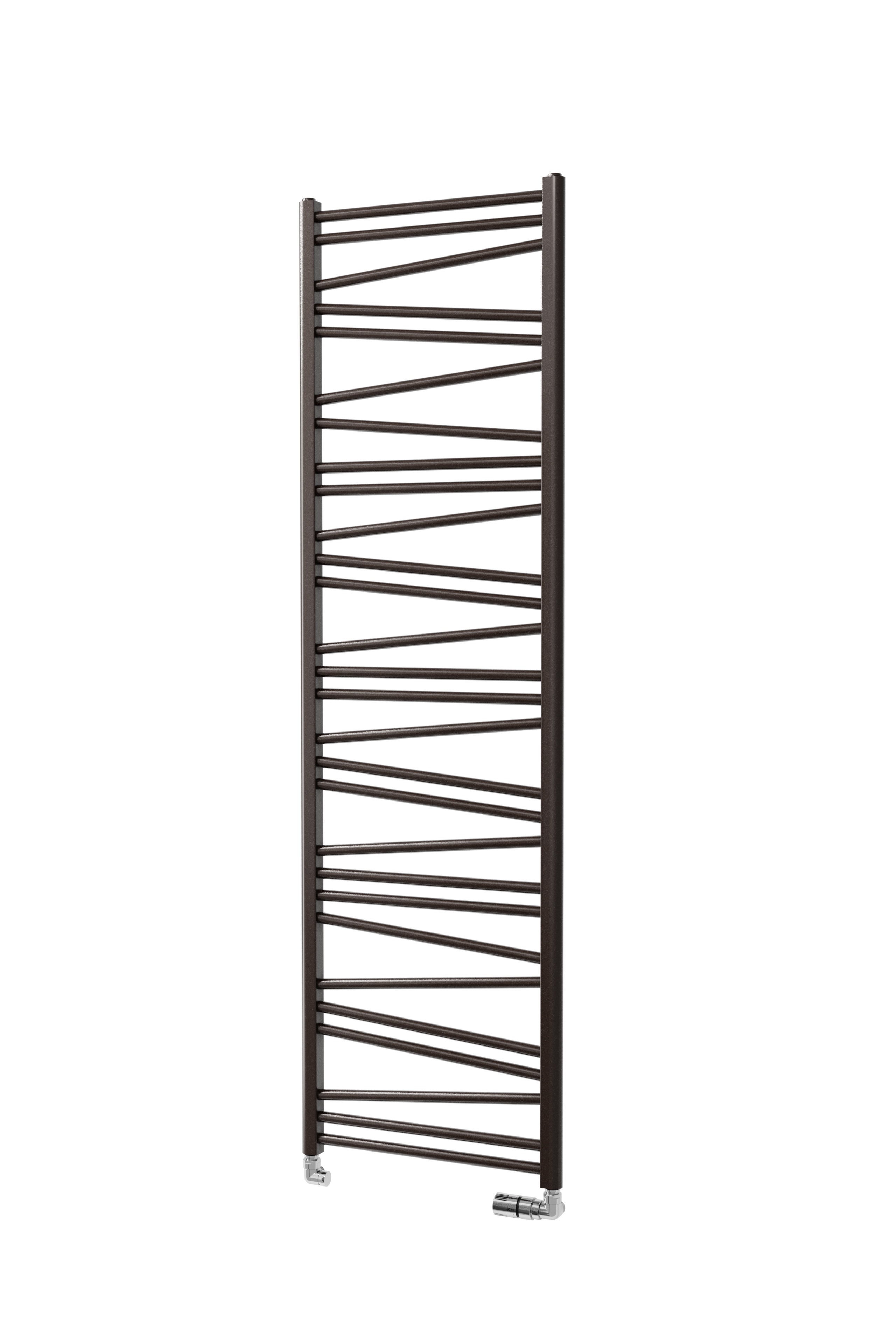 Isan Malawi 1335x600 mm koupelnový radiátor, 591 W, DMLW13350600, celkový pohled