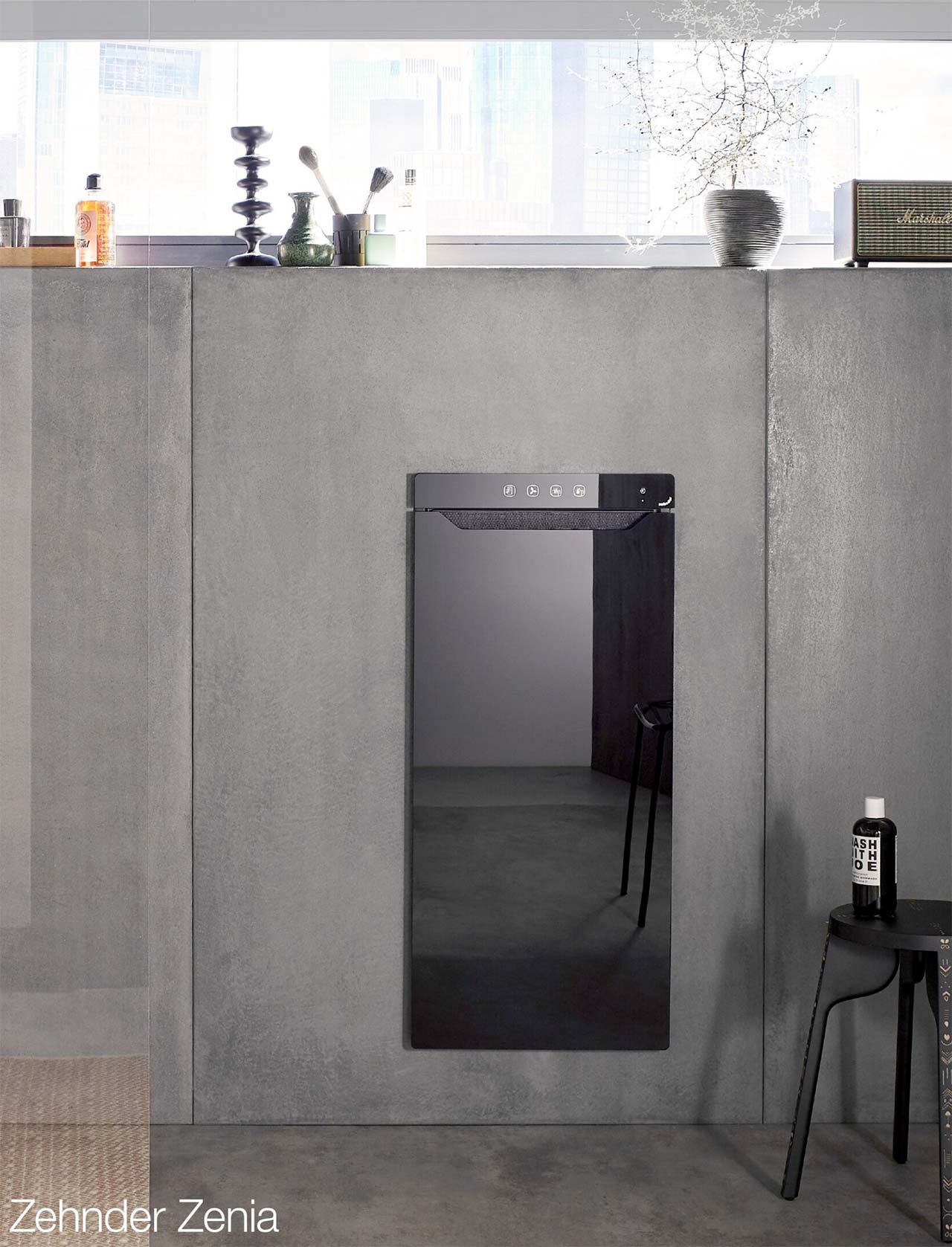 Zehnder Zenia elektrický koupelnový radiátor 1000/450, 225 W, ZENB-100-045/X, další fotografie výrobce
