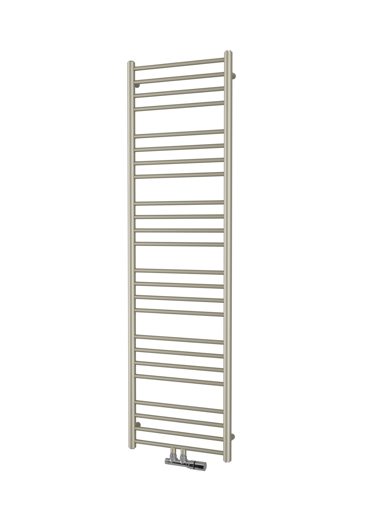 Isan Orion topný žebřík 1440x500 mm, středové připojení, 512 W, DRON01440500SM, celkový pohled
