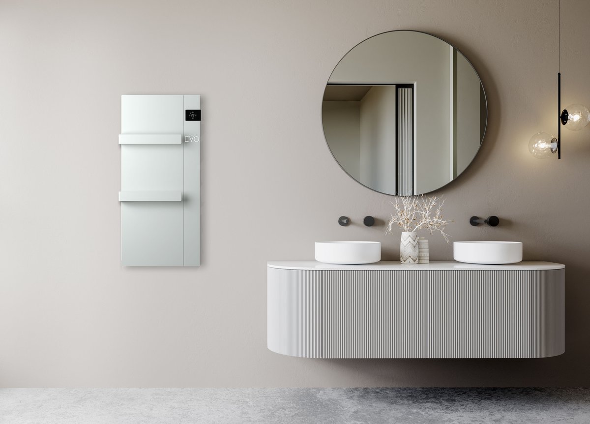 Sapho ONSEN EVO elektrické otopné těleso 400x900mm, 1000 W, bílá, další fotografie výrobce
