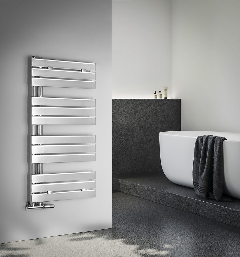 Sada Aqualine MYTHOS otopné těleso 500x1130mm, chrom LLM511C včetně topné tyče a připojovací sady, další fotografie výrobce