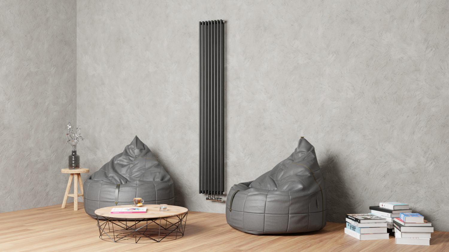 Isan Aruba Double radiátor do koupelny 1800x462 mm SP, 1334 W, DARD18000462, další fotografie výrobce