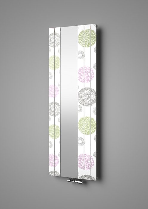 Isan Collom Mirror radiátor do koupelny 1800x602 mm, 840 W, SP, DCMM18000602, další fotografie výrobce