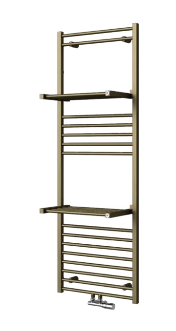 Isan Flexi koupelnový radiátor 1735x600 mm, 705 W, středové připojení, DFLE17350600, celkový pohled