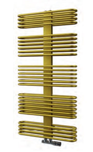 Isan Koro koupelnový žebřík 1215x600 mm, 1010 W, DKOR11800600, celkový pohled