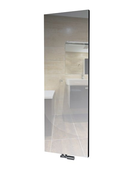 ISAN Variant Mirror radiátor do koupelny 1806x608 mm, 917 W, středové připojení, DVMR18060608, celkový pohled