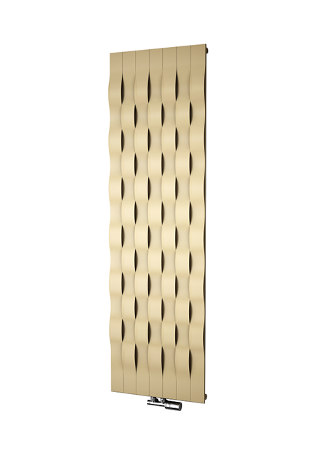 Isan Nias žebřík do koupelny 1806x377 mm, 671 W, středové připojení, S09 DNIA18060377SM68-0110, celkový pohled