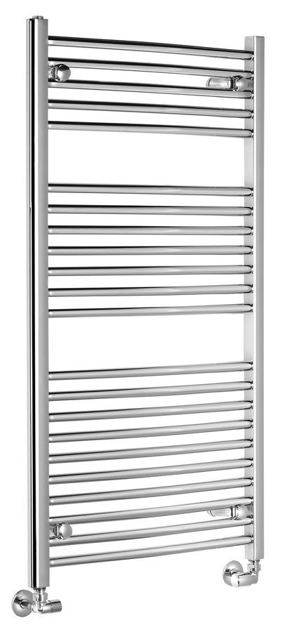 Aqualine ALYA otopné těleso oblé 600x1110mm, chrom, celkový pohled