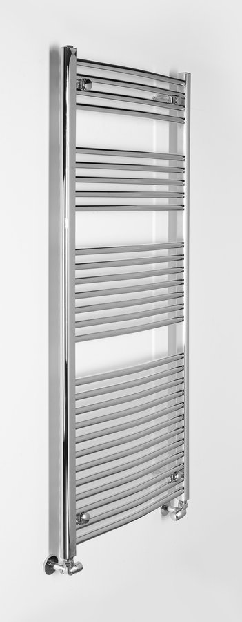 Aqualine ALYA otopné těleso oblé 600x1420mm, chrom, další fotografie výrobce