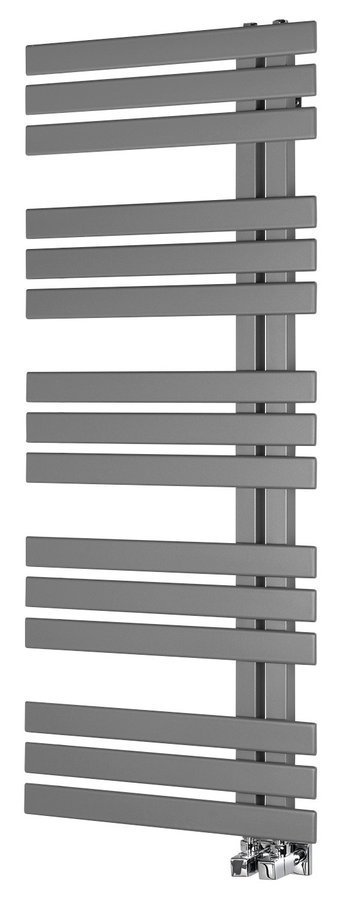 Sapho SILVANA otopné těleso 500x1236mm, metalická stříbrná, další fotografie výrobce