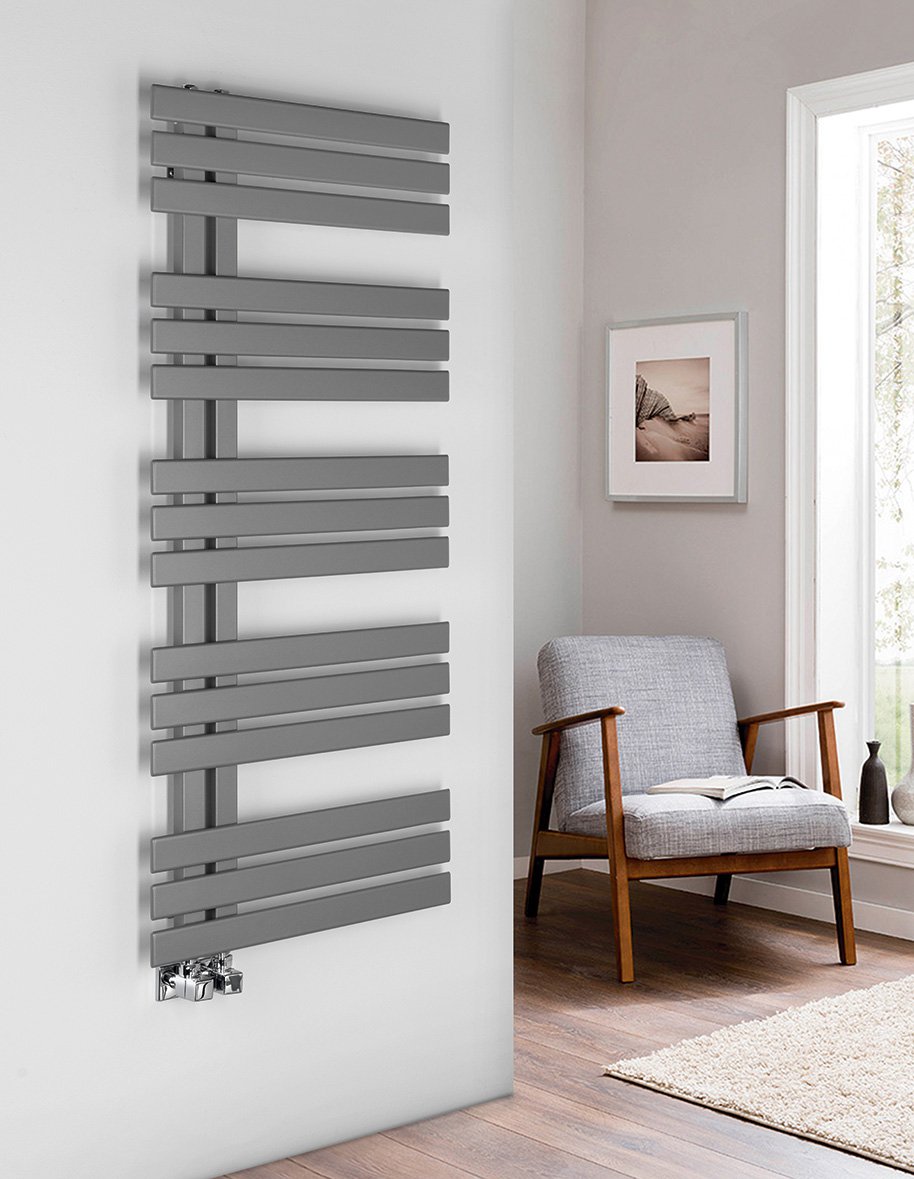 Sapho SILVANA otopné těleso 500x1236mm, metalická stříbrná, další fotografie výrobce