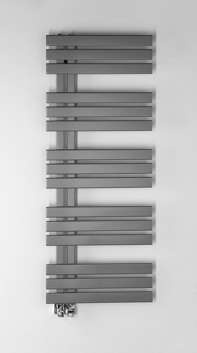 Sapho SILVANA otopné těleso 500x1236mm, metalická stříbrná, další fotografie výrobce