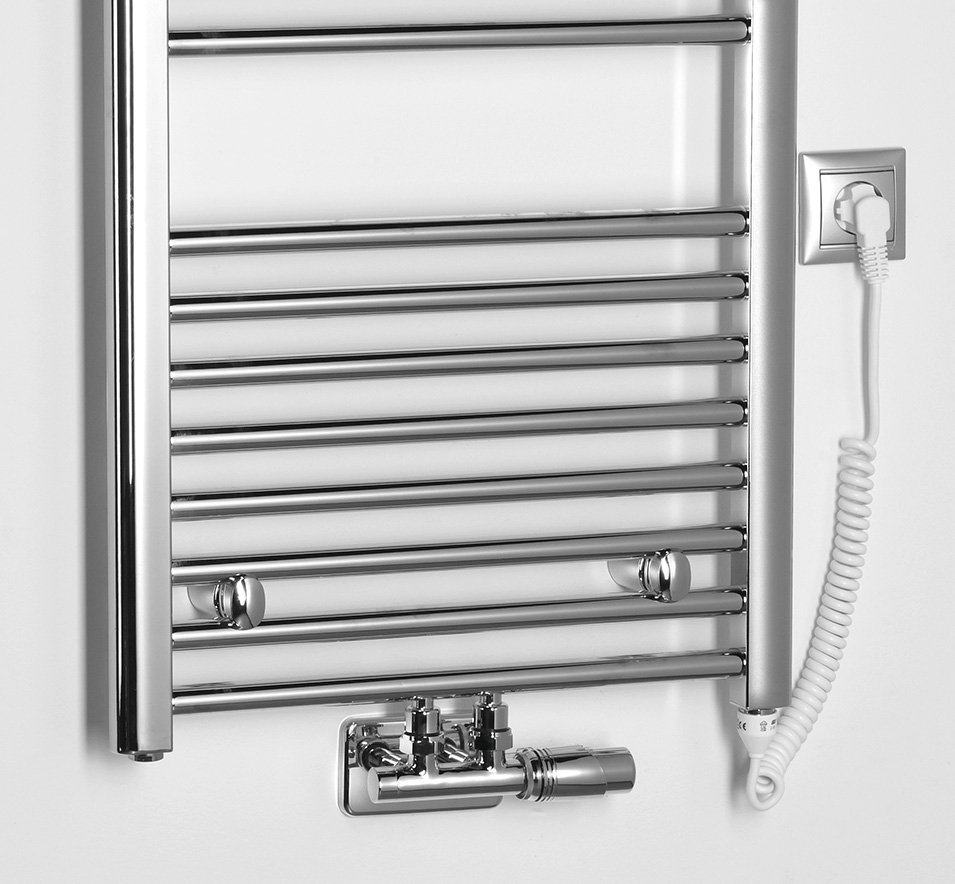 Aqualine ALYA otopné těleso rovné 500x1188mm, středové připojení, chrom, další fotografie výrobce