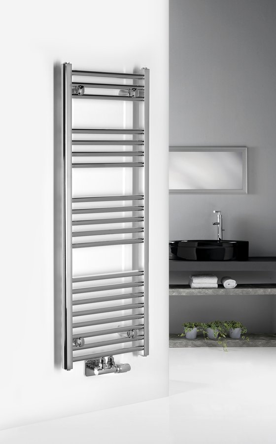 Aqualine ALYA otopné těleso rovné 500x1188mm, středové připojení, chrom, další fotografie výrobce
