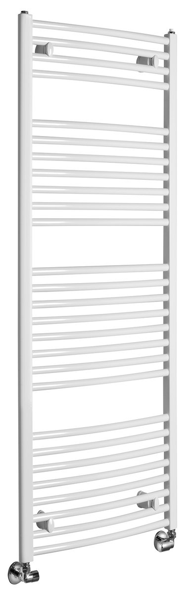 Aqualine ORBIT otopné těleso s bočním připojením 450x1320 mm, bílá, celkový pohled