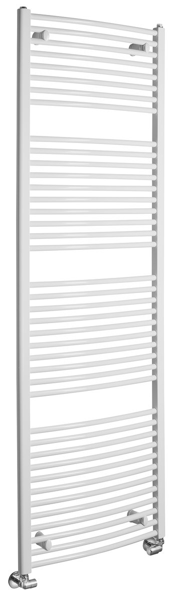 Aqualine ORBIT otopné těleso s bočním připojením 600x1850 mm, bílá, celkový pohled