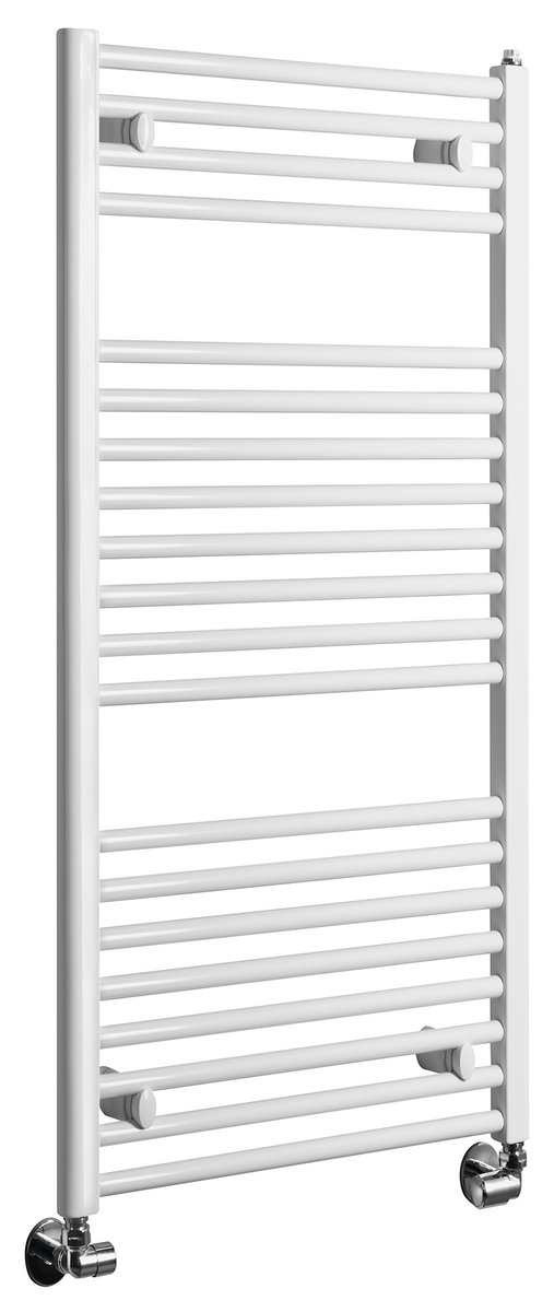 Aqualine DIRECT otopné těleso s bočním připojením 450x960 mm, bílá, celkový pohled