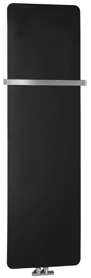 Sapho TABELLA otopné těleso 490x1590mm, černá mat, celkový pohled