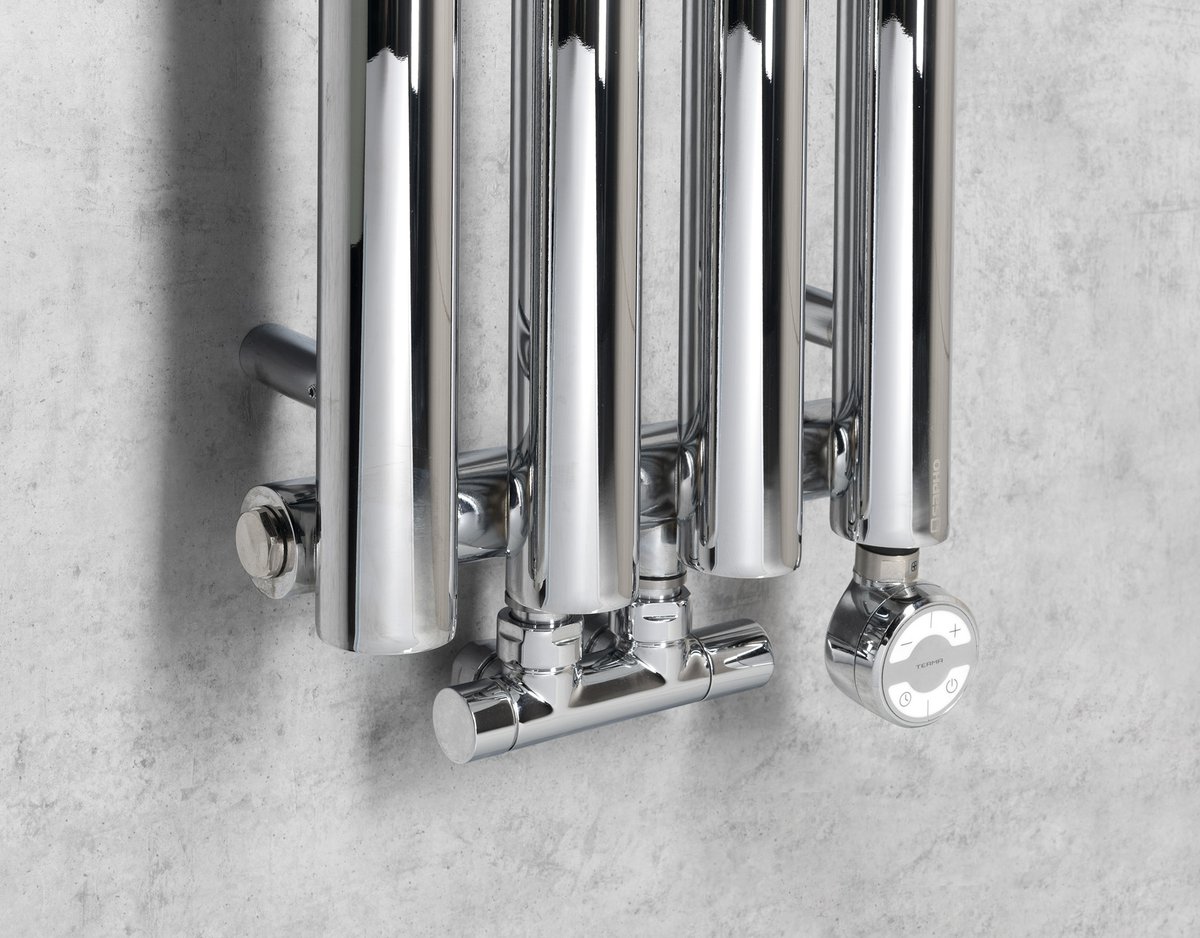 Sapho PILON otopné těleso 270x1800mm, se čtyřmi háčky pro ručník, chrom, další fotografie výrobce