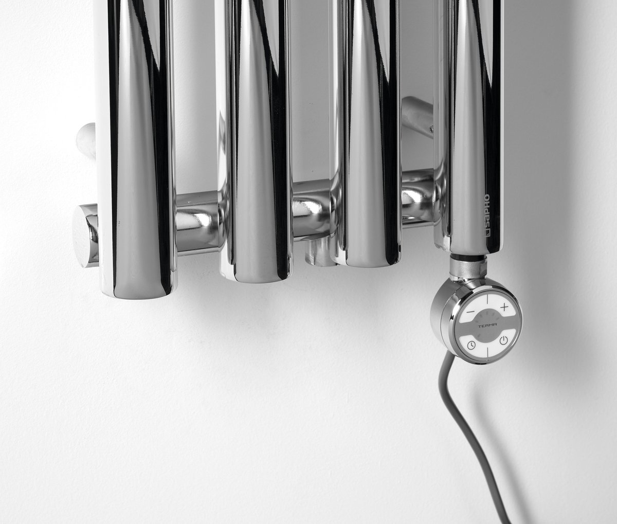 Sapho PILON otopné těleso 270x1800mm, se čtyřmi háčky pro ručník, chrom, další fotografie výrobce