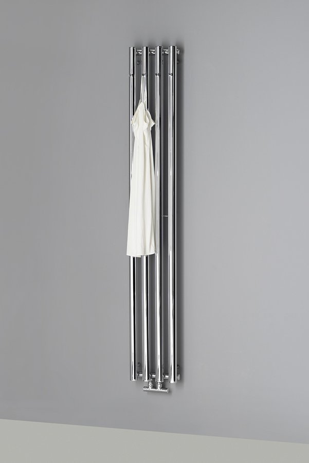 Sapho PILON otopné těleso 270x1800mm, se čtyřmi háčky pro ručník, chrom, další fotografie výrobce