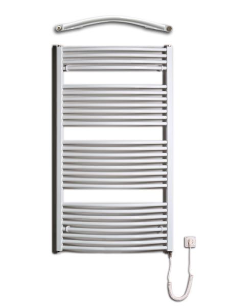 Thermal Trend KDO-E 750 x 1320 elektrický topný žebřík oblý, 600W, celkový pohled