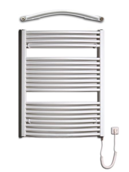Thermal Trend KDO-E 750 x 960 elektrický topný žebřík oblý, 500W, celkový pohled