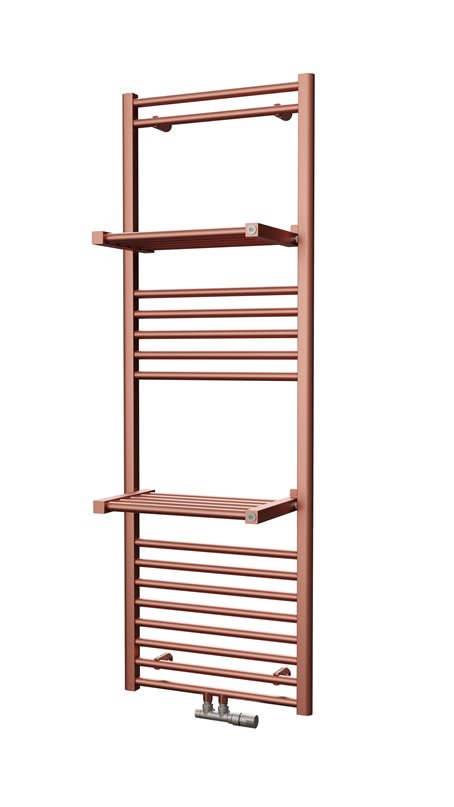 Isan Rytmo 775x600 mm, kombinovaný topný žebřík, Středové připojení, 345 W, DRTM07750600, další fotografie výrobce