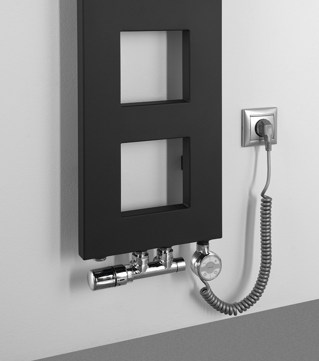 Sapho BLOCK otopné těleso 280x1330 mm, černá mat, další fotografie výrobce