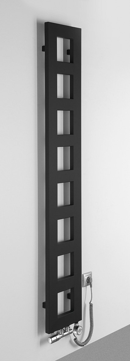 Sapho BLOCK otopné těleso 280x1750 mm, černá mat, další fotografie výrobce