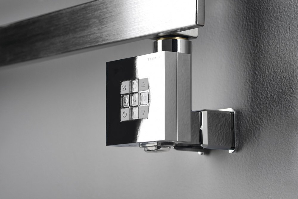 Sapho KTX topná tyč s termostatem, s krytem pro kabel, 200 W, chrom, detail krytu pro kabel