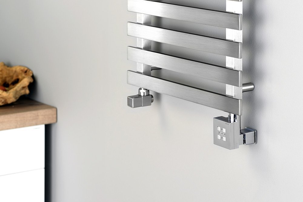 Sapho KTX topná tyč s termostatem, s krytem pro kabel, 300 W, chrom, další pohled