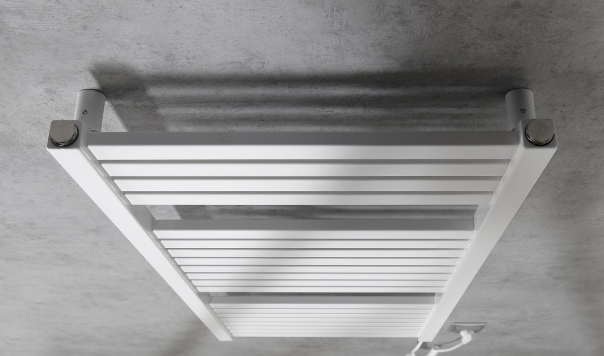 Aqualine TONDI-E elektrické otopné těleso rovné 450x970 mm, 300 W, bílá, další fotografie výrobce