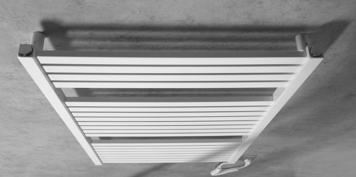 Aqualine TONDI-E elektrické otopné těleso rovné 600x970 mm, 400 W, bílá, další fotografie výrobce