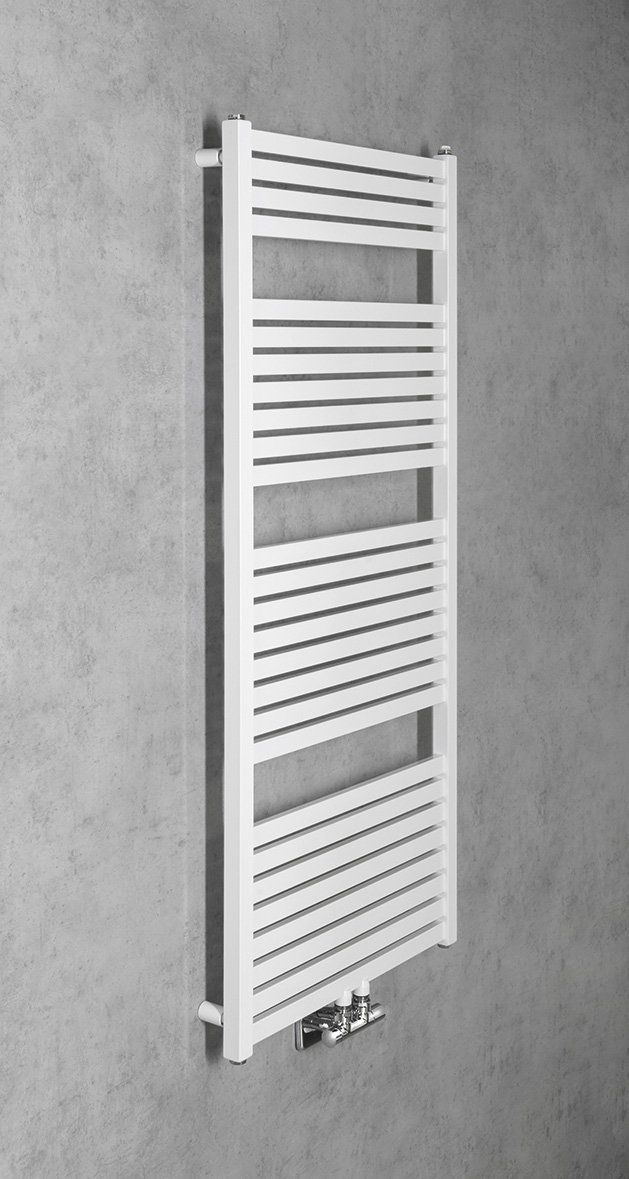 Aqualine TONDI otopné těleso rovné 600x1330 mm, středové připojení, bílá, další fotografie výrobce