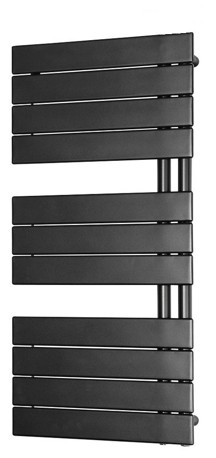 Thermal Trend elektrický radiátor BDHR.E bez regulace 450 x 934 mm, 300W, antracit/černá, celkový pohled