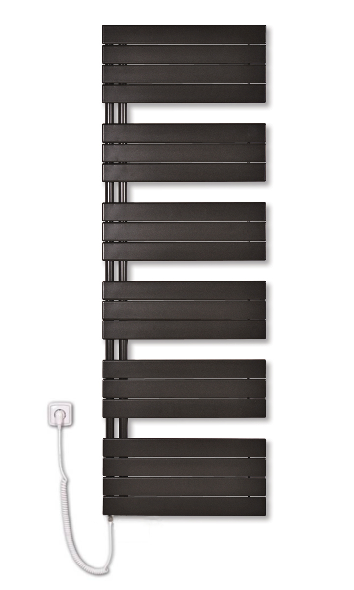 Thermal Trend DHR-E 750 x 1798 elektrický topný žebřík, 1000W DHR-E 750/1798-1000W antracit/černá, další fotografie výrobce