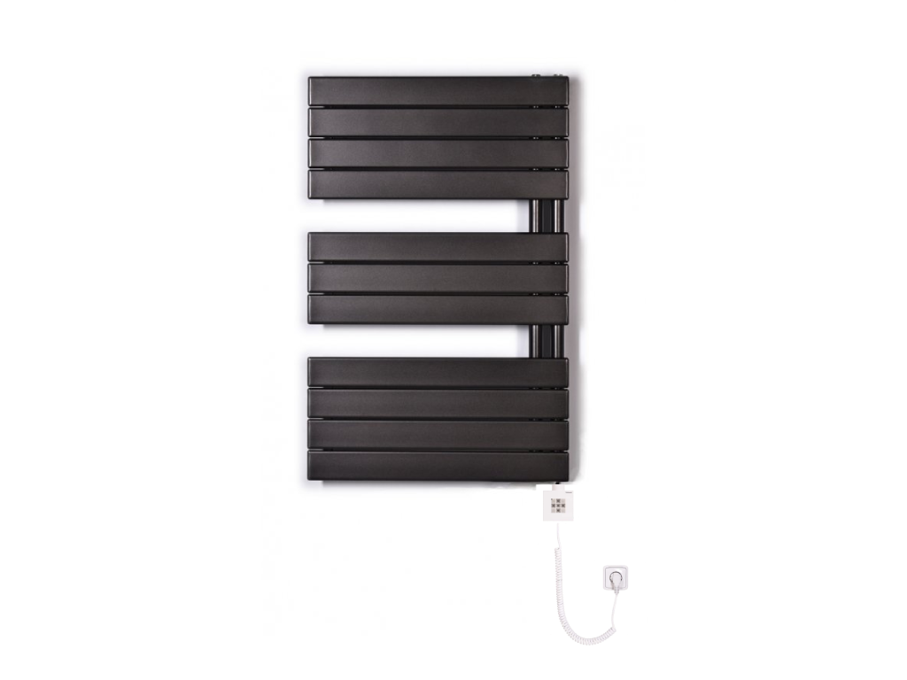 Thermal Trend DHR-EX 750 x 934 elektrický topný žebřík, 500W DHR-EX 750/934-500W antracit/černá, další fotografie výrobce
