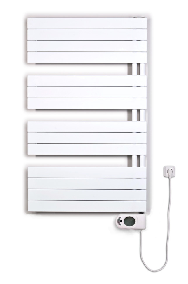 Thermal Trend DHR-EM 450 x 1222 elektrický topný žebřík, 400W DHR-EM 450/1222-400W, celkový pohled