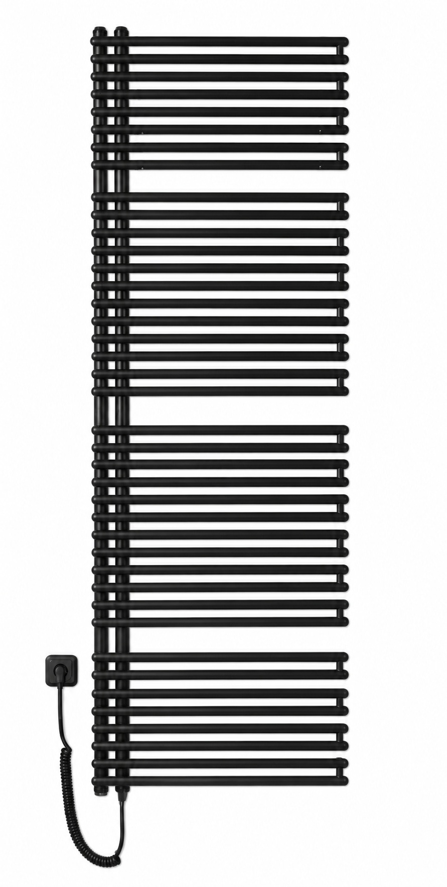 Thermal Trend HTO-E 596 x 1782 elektrický topný žebřík, 1000W HTO-E 596/1782-1000W antracit/černá, další fotografie výrobce