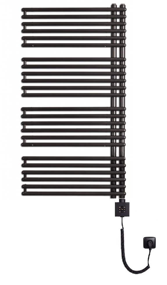 Thermal Trend HTO-EX 746 x 1126 elektrický topný žebřík, 700W HTO-EX 746/1126-700W antracit/černá, celkový pohled