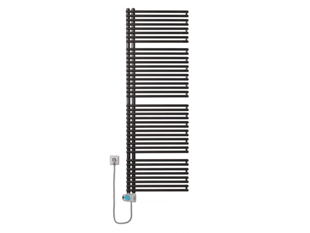 Thermal Trend HTO-EM 596 x 1782 elektrický topný žebřík, 1000W HTO-EM 596/1782-1000W antracit/černá, další fotografie výrobce