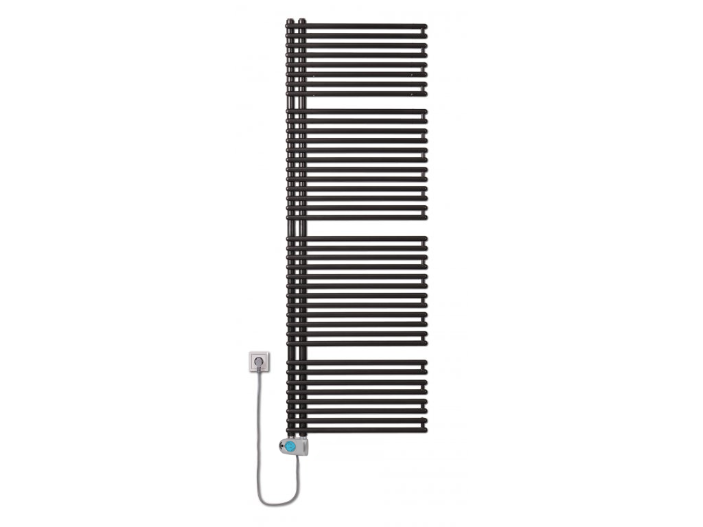 Thermal Trend HTO-EM 746 x 1782 elektrický topný žebřík, 1200W HTO-EM 746/1782-1200W antracit/černá, další fotografie výrobce