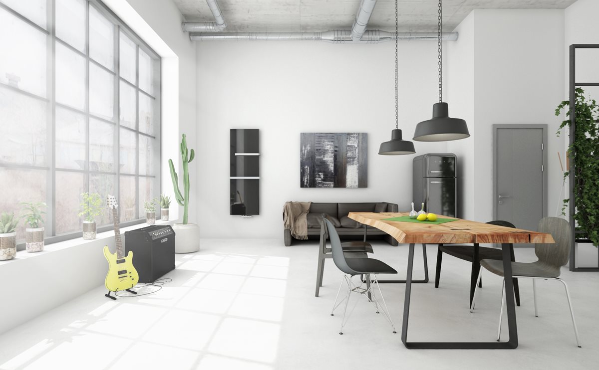 ISAN ARTE 1765x456 mm otopné těleso 689 W, středové připojení, DATP17650456, další fotografie výrobce