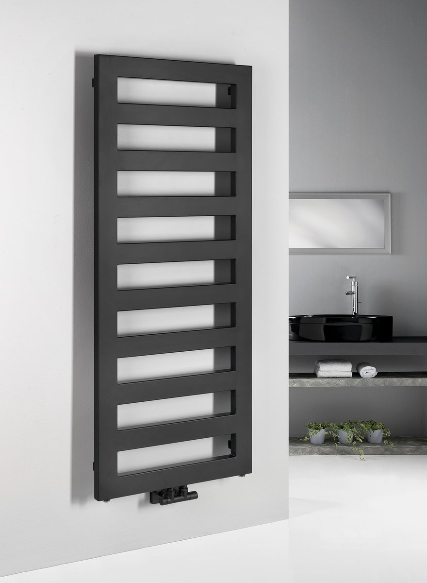 Sapho BLOCK otopné těleso 500x1465 mm, černá mat, další fotografie výrobce